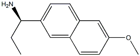 (1R)-1-(6-METHOXY(2-NAPHTHYL))PROPYLAMINE Struktur