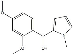 2,4-DIMETHOXYPHENYL-(1-METHYL-2-PYRROLYL)METHANOL Struktur