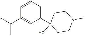 4-HYDROXY-4-(3-ISOPROPYLPHENYL)-1-METHYLPIPERIDINE Struktur