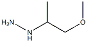 (2-METHOXY-1-METHYL-ETHYL)-HYDRAZINE Struktur