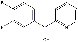 3,4-DIFLUOROPHENYL-(2-PYRIDYL)METHANOL Struktur