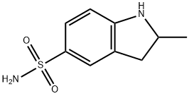 2-METHYL-2,3-DIHYDRO-1H-INDOLE-5-SULFONIC ACID AMIDE Struktur