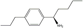 (1R)-1-(4-PROPYLPHENYL)PENTYLAMINE Struktur