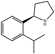 (2R)-2-[2-(METHYLETHYL)PHENYL]PYRROLIDINE Struktur