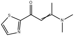 3-(DIMETHYLAMINO)-1-(1,3-THIAZOL-2-YL)-2-BUTEN-1-ONE Struktur