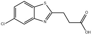 3-(5-CHLORO-1,3-BENZOTHIAZOL-2-YL)PROPANOIC ACID Struktur