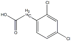 2-(2,4-DICHLOROPHENYL) ACETIC ACID-2-14C Struktur