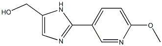 2-(6-METHOXYPYRIDIN-3-YL)-5-HYDROXYMETHYLIMIDAZOLE Struktur