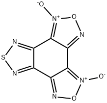 2,5-DIOXA-8-THIA-1,3,4,6,7,9-HEXAAZA-TRINDENE 1,4-DIOXIDE Struktur