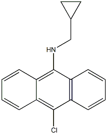 (1R)(10-CHLORO(9-ANTHRYL))CYCLOPROPYLMETHYLAMINE Struktur