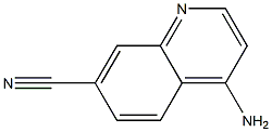 4-AMINO-7-CYANOQUINOLINE Struktur