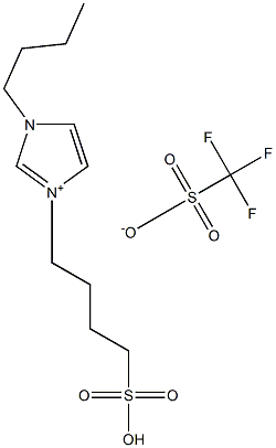 1-BUTYL-3-(4-SULFOBUTYL)IMIDAZOLIUM TRIFLATE Struktur