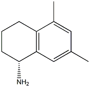 (1R)-5,7-DIMETHYL-1,2,3,4-TETRAHYDRONAPHTHYLAMINE Struktur