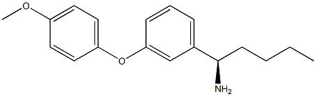 (1R)-1-[3-(4-METHOXYPHENOXY)PHENYL]PENTYLAMINE Struktur