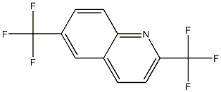 2,6-BIS-TRIFLUOROMETHYLQUINOLINE Struktur