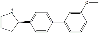 1-[4-((2R)PYRROLIDIN-2-YL)PHENYL]-3-METHOXYBENZENE Struktur