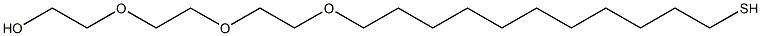 (11-MERCAPTOUNDECYL)TRI(ETHYLENE GLYCOL) Struktur