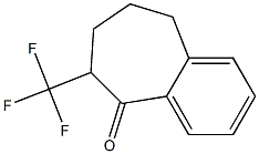 6-TRIFLUOROMETHYL-6,7,8,9-TETRAHYDROBENZOCYCLOHEPTEN-5-ONE Struktur