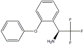 (1S)-2,2,2-TRIFLUORO-1-(2-PHENOXYPHENYL)ETHYLAMINE Struktur