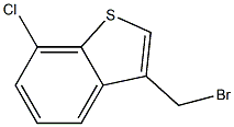 3-(BROMOMETHYL)-7-CHLORO BENZO[B]THIOPHENE Struktur