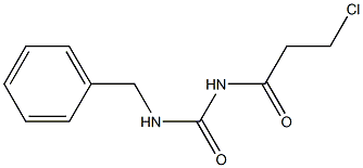 N-[(BENZYLAMINO)CARBONYL]-3-CHLOROPROPANAMIDE Struktur