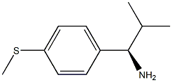 (1R)-2-METHYL-1-(4-METHYLTHIOPHENYL)PROPYLAMINE Struktur