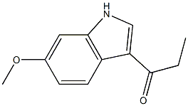 1-(6-METHOXY-1H-INDOL-3-YL)-PROPAN-1-ONE Struktur