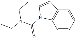 INDOLE-1-CARBOXYLIC ACID DIETHYLAMIDE Struktur