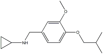 (1R)CYCLOPROPYL[3-METHOXY-4-(2-METHYLPROPOXY)PHENYL]METHYLAMINE Struktur