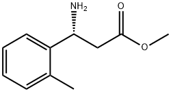 METHYL (3R)-3-AMINO-3-(2-METHYLPHENYL)PROPANOATE Struktur