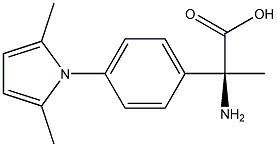 (2S)-2-AMINO-2-[4-(2,5-DIMETHYLPYRROLYL)PHENYL]PROPANOIC ACID Struktur