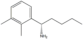 (1S)-1-(2,3-DIMETHYLPHENYL)PENTYLAMINE Struktur