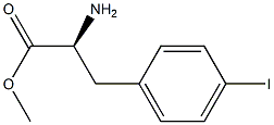 METHYL (S)-2-AMINO-3-(4-IODOPHENYL)PROPANOATE Struktur