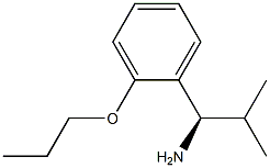 (1R)-2-METHYL-1-(2-PROPOXYPHENYL)PROPYLAMINE Struktur