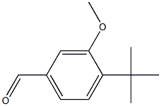 4-TERT-BUTYL-3-METHOXYBENZALDEHYDE Struktur