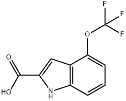 4-(TRIFLUOROMETHOXY)-1H-INDOLE-2-CARBOXYLIC ACID Struktur