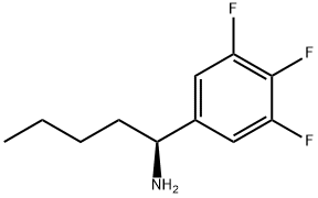 (1S)-1-(3,4,5-TRIFLUOROPHENYL)PENTYLAMINE Struktur