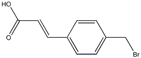 4-(BROMOMETHYL)-CINNAMIC ACID Struktur