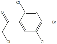 1-(4-BROMO-2,5-DICHLOROPHENYL)-2-CHLOROETHANONE Struktur