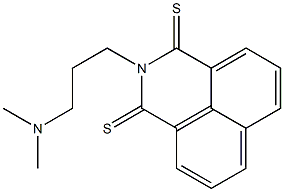 2-(3-DIMETHYLAMINO-PROPYL)-BENZO[DE]ISOQUINOLINE-1,3-DITHIONE Struktur