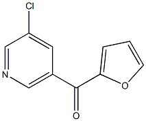 3-CHLORO-5-(FUROYL)PYRIDINE Struktur