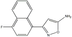 3-(4-FLUORO-NAPHTHALEN-1-YL)-ISOXAZOL-5-YLAMINE Struktur