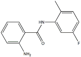 2-AMINO-N-(5-FLUORO-2-METHYLPHENYL)BENZAMIDE Struktur