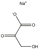 3-HYDROXY-2-OXOPROPIONIC ACID SODIUM SALT Struktur