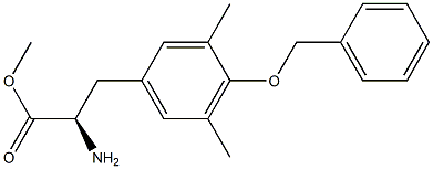 METHYL (2R)-2-AMINO-3-[3,5-DIMETHYL-4-(PHENYLMETHOXY)PHENYL]PROPANOATE Struktur