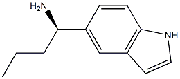 (1R)-1-INDOL-5-YLBUTYLAMINE Struktur