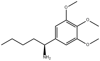 (1S)-1-(3,4,5-TRIMETHOXYPHENYL)PENTYLAMINE Struktur