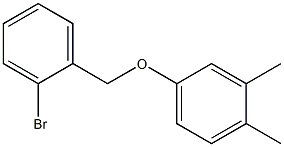 2-BROMOBENZYL-(3,4-DIMETHYLPHENYL)ETHER Struktur