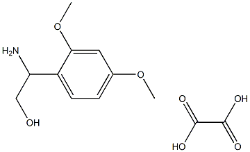 2-AMINO-2-(2,4-DIMETHOXYPHENYL)ETHANOL OXALATE Struktur