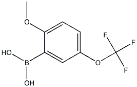 2-METHOXY-5-(TRIFLUOROMETHOXY)BENZENEBORONIC ACID Struktur